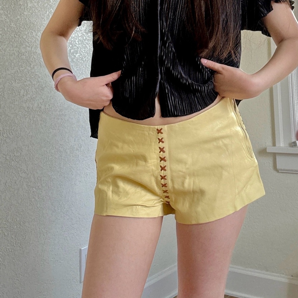 Yellow Women's Shorts